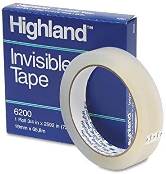 invisible tape 3 4 x 1000