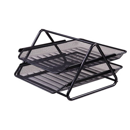 Deli 9183 Mesh 2 Tier Desk Tray