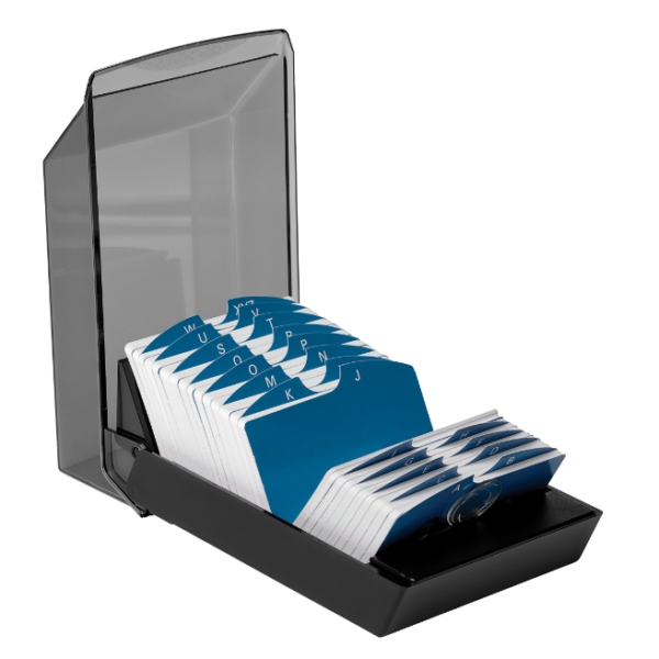500 Capacity Cover Card File Rolodex