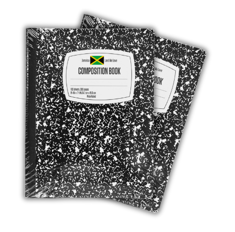 Marble Cover Notebook - Black Maplestone