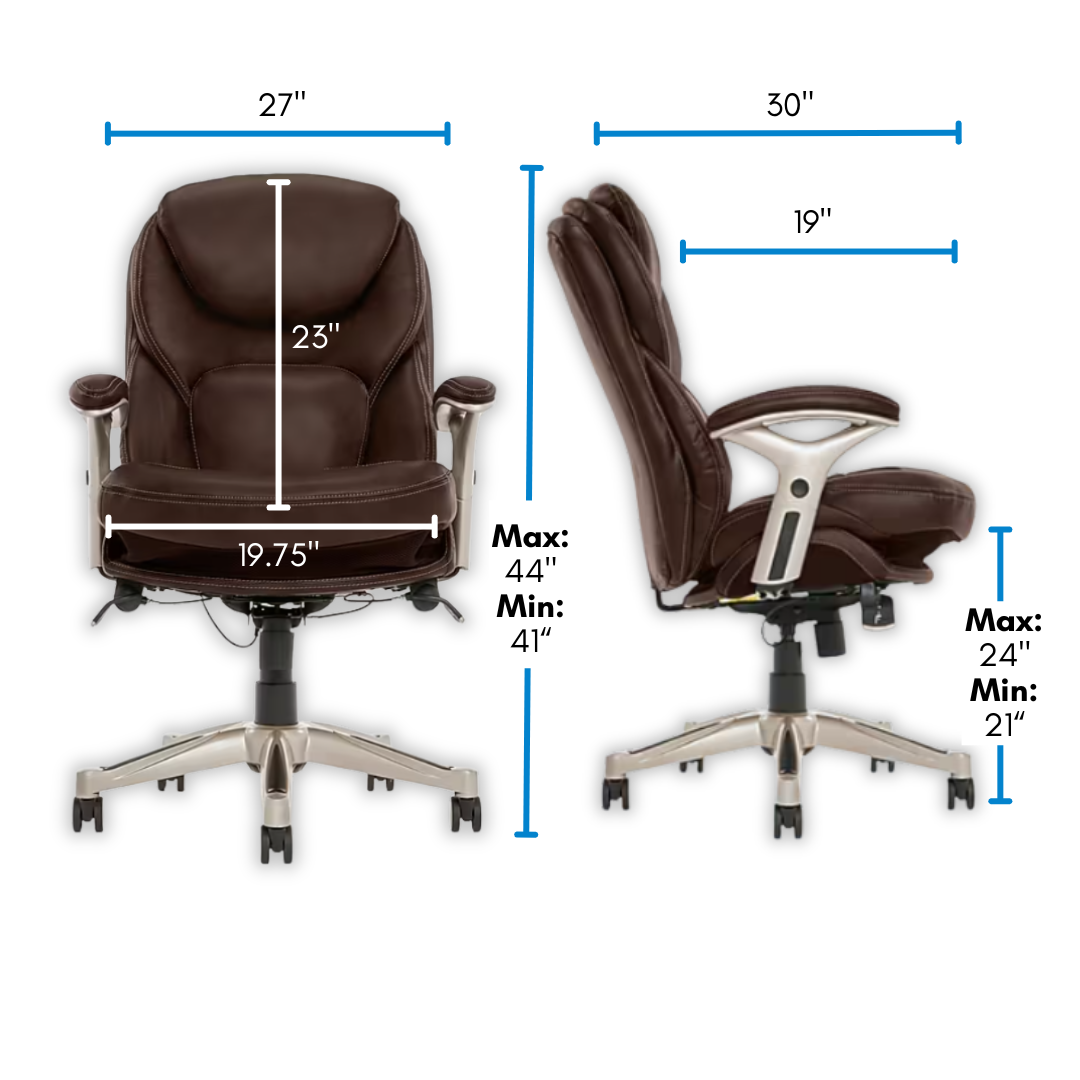 CHAIR Econo 44186 Serta Junior Executive Office Chair – 250lbs Weight Capacity 5