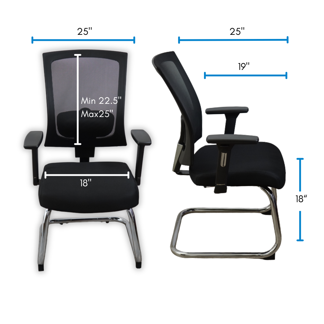 Econo’s CYM146 Executive Visitor Chair – 400lbs Weight Capacity 5