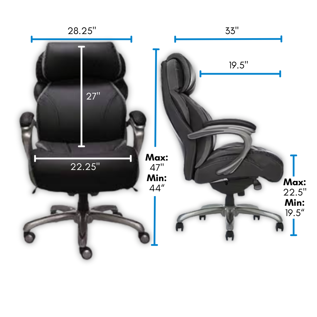 Econo’s Executive Line 44954 Serta Big and Tall Executive Office Chair – 400lbs Weight Capacity 2