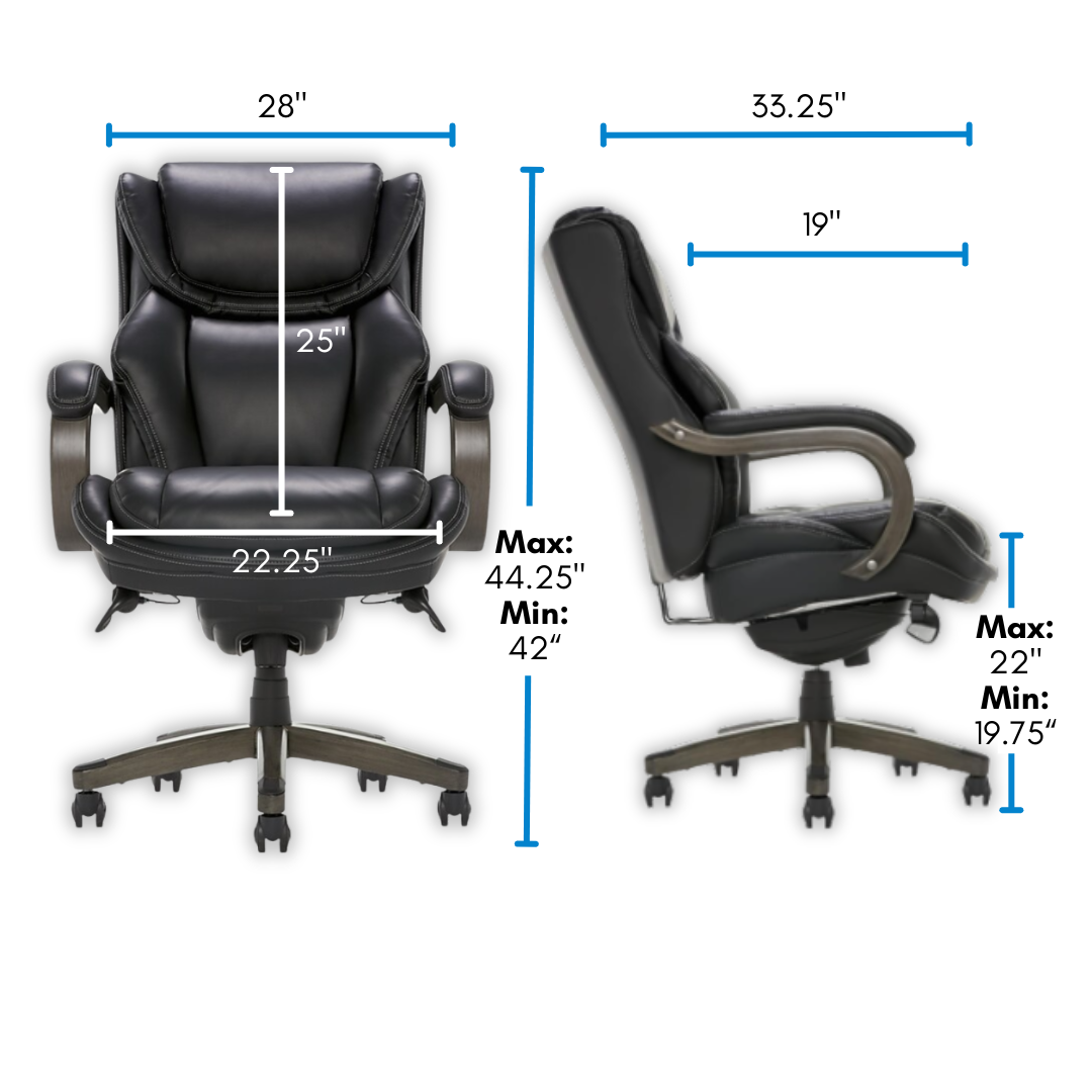Econo’s Executive Line 46253A La-Z-Boy Big and Tall Executive Office Chair – 400lbs Weight Capacity 2