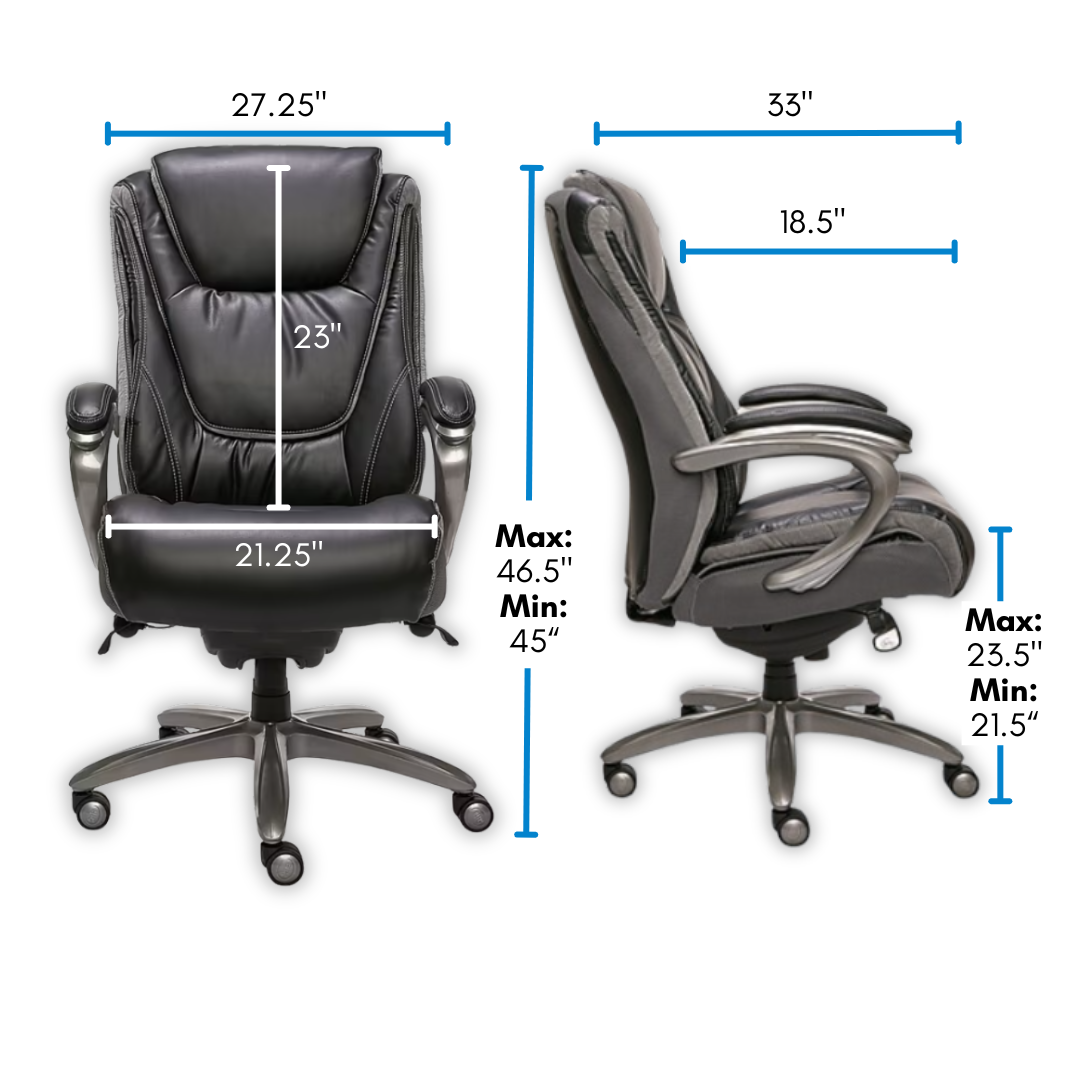 Econo’s Executive Line 46253A La-Z-Boy Big and Tall Executive Office Chair – 400lbs Weight Capacity 2