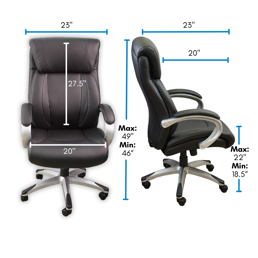 Econo’s Executive Line CYE630 Executive Office Chair – 400lbs Weight Capacity 5